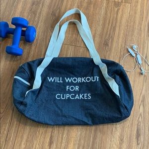 Private Party Will Workout For Cupcakes Gym Bag